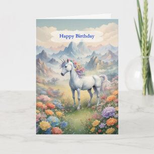 Birthday Unicorn Card