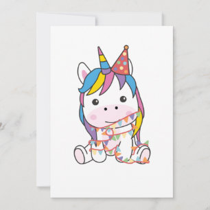 Birthday Unicorn For Kids A Birthday Holiday Card