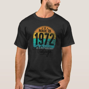 Birthday vintage birth year 1972 birthday birthday T-Shirt