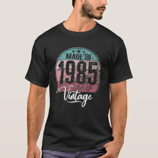 Birthday vintage birth year 1985 birthday bday T S T-Shirt