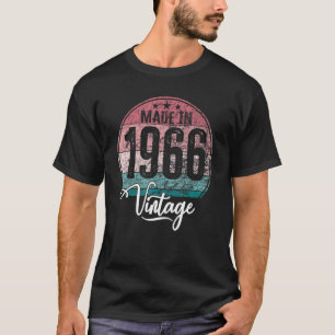 Birthday Vintage Birthday Year 1966 Birthday Birth T-Shirt