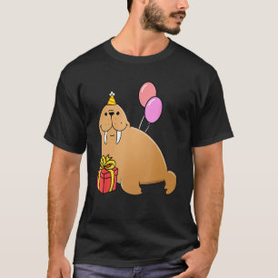 Birthday Walrus for Sea Animal Lover T-Shirt