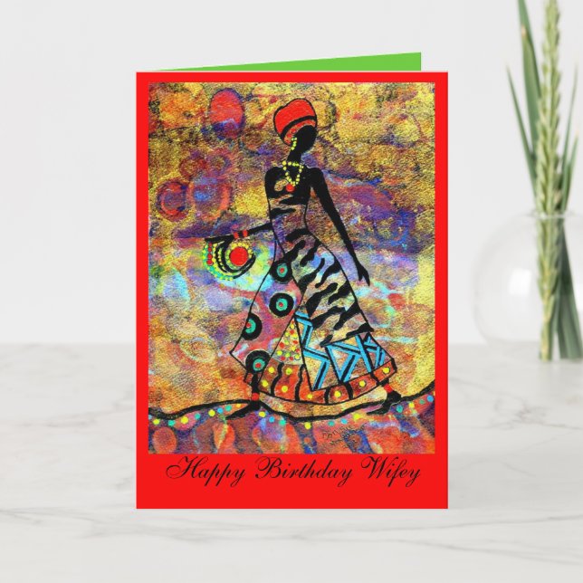 Birthday Wife Card (Front)