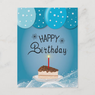 Birthday wish postcard