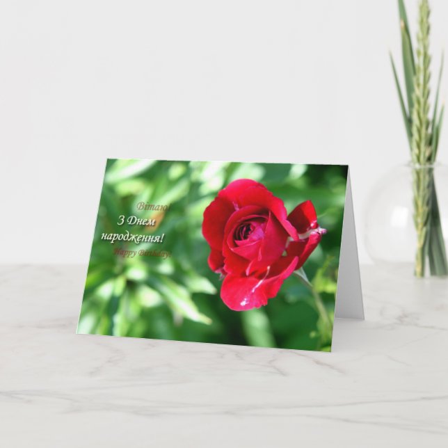 Birthday wishes card (Front)