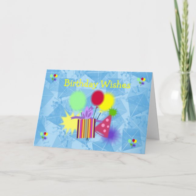 Birthday Wishes Card (Front)