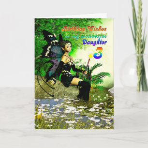 Birthday wishes daughter age 3 from a fairy card