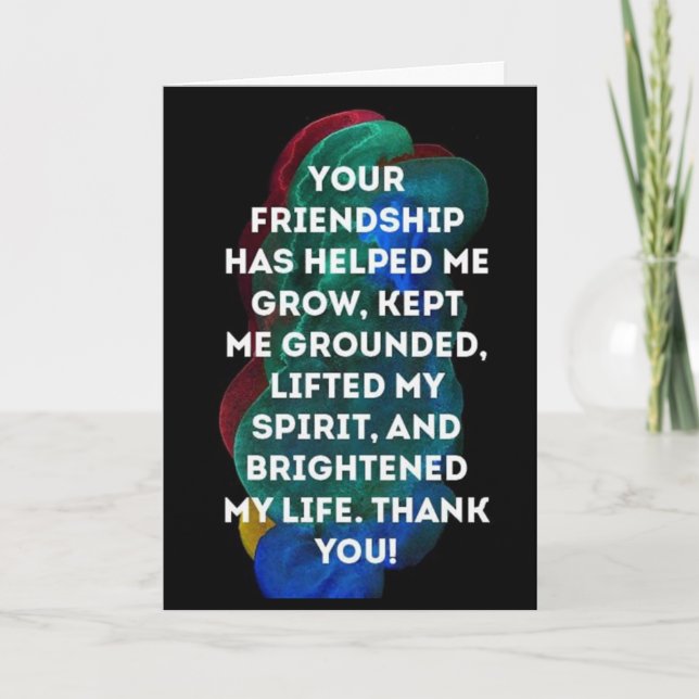 BIRTHDAY WISHES FOR A *BEST FRIEND* IN ALL WAYS CARD (Front)