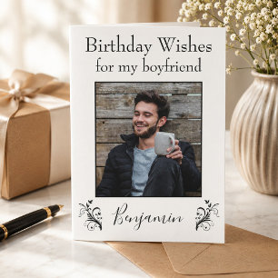 Birthday Wishes for my boyfriend Card