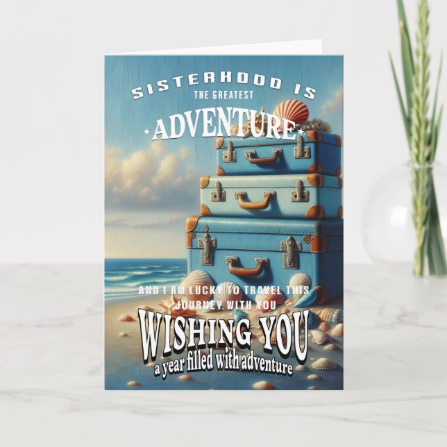 Birthday Wishes for Sister Card (Front)