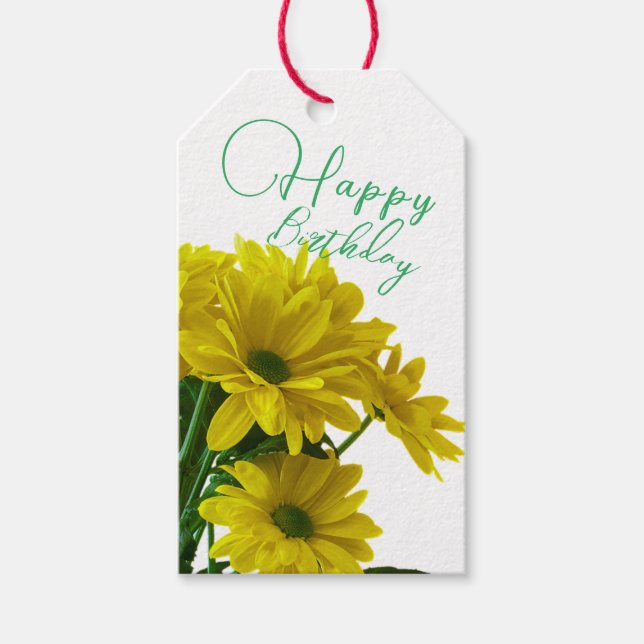 Birthday Wishes Gift Tags (Front)