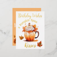 Birthday Wishes & Pumpkin Spice Wishes 