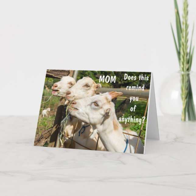 BIRTHDAY WISHES TO MY MOM ON YOUR DAY! CARD (Front)