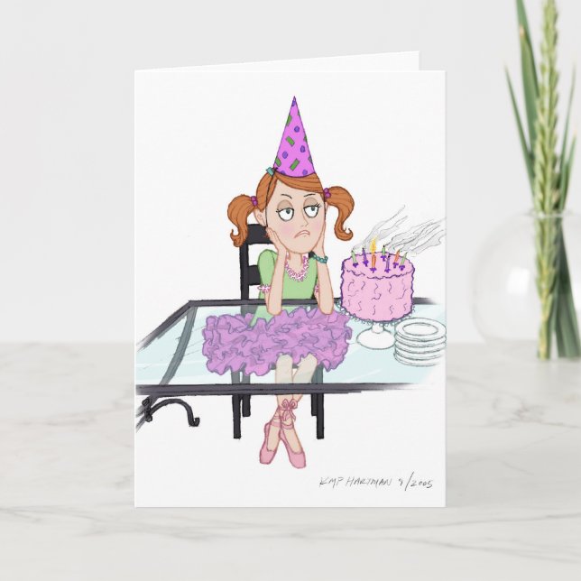 Birthday Without Wishes Card (Front)