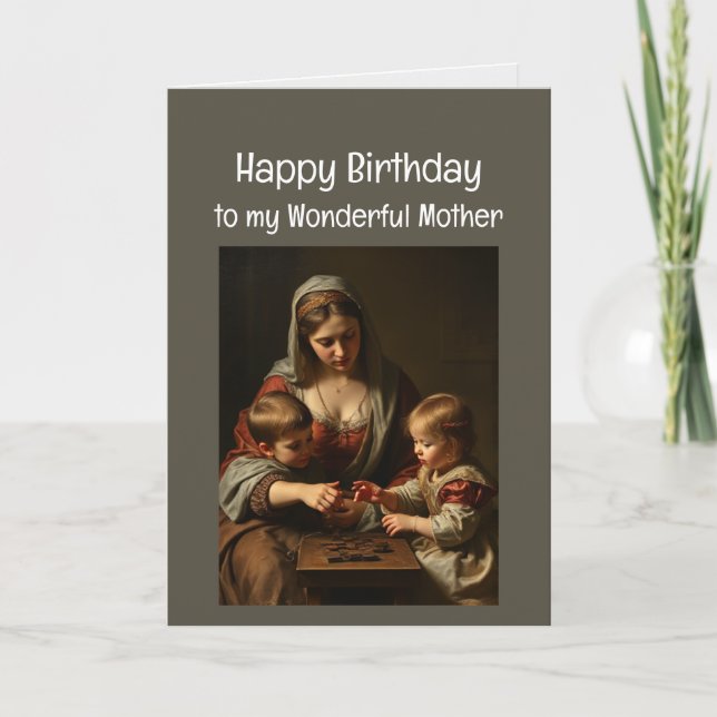 Birthday Wonderful Mother Love Card (Front)