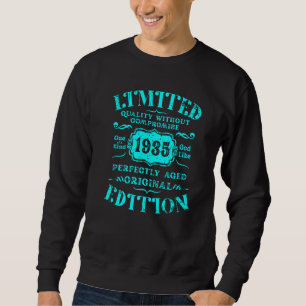 Birthday Year 1935 Used Grunge Vintage Sweatshirt