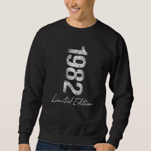 Birthday Year 1982   Used Grunge Vintage Sweatshirt