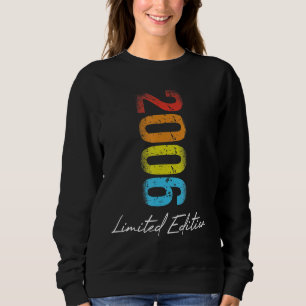 Birthday Year 2006 Used Grunge Vintage Sweatshirt