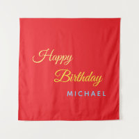 Birthday Your Name Minimalist Personal Modern