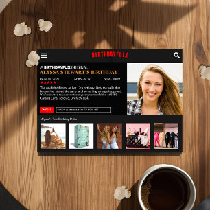 Birthdayflix Party Invitation