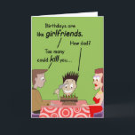 Birthdays Are Like Girlfriends Card. Card<br><div class="desc">The best way to show some love for your kid is to gift them with this card.</div>