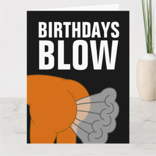 BIRTHDAYS BLOW FUNNY FART BIRTHDAY CARDS