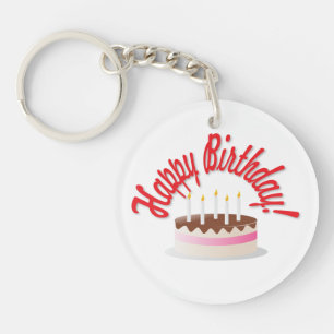 Birthday's cake keychain