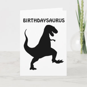 BIRTHDAYSAURUS DINO ANNIVERSAIRE CARTES DINOSAUR