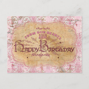 BirthdayVintageTypography - Postcard