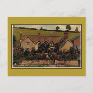 Birthplace of Sir Walter Raleigh, Hayes Barton Postcard