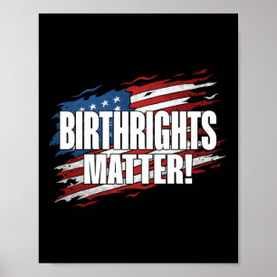 Birthright S Political Typography Design - Equalit Poster