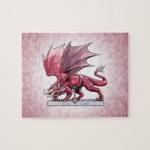 Birthstone Dragon - January Garnet Jigsaw Puzzle