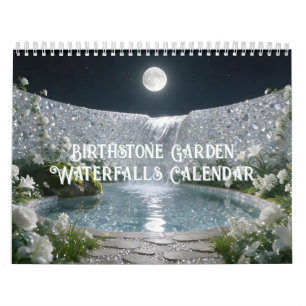 Birthstone Garden Waterfalls  Calendar