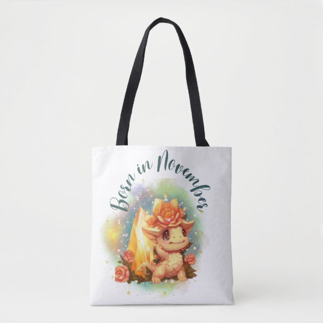 Birthstone November Topaz Dragon Tote (Front)