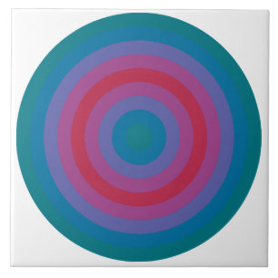Biscay Bay Viva Magenta Circles Tile