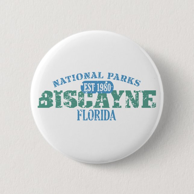 Biscayne National Park 2 Inch Round Button (Front)