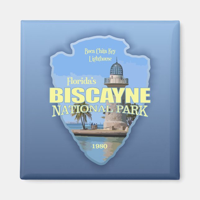 Biscayne National Park (arrowhead) Magnet (Front)