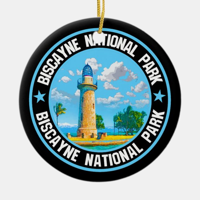 Biscayne National Park                             Ceramic Ornament (Front)