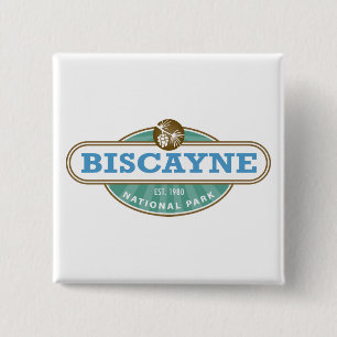 Biscayne National Park Florida 2 Inch Square Button