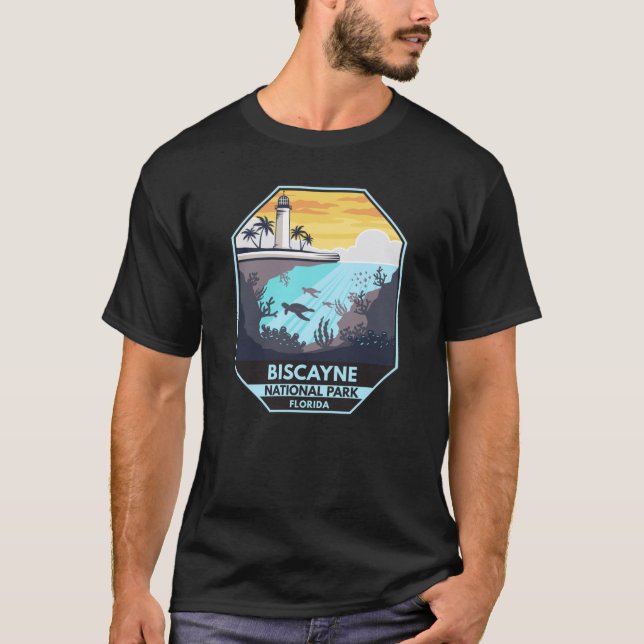 Biscayne National Park Florida Emblem T-Shirt (Front)