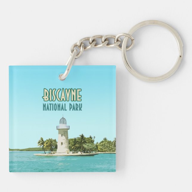 Biscayne National Park Florida Keychain (Back)