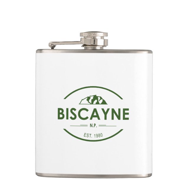 Biscayne National Park Hip Flask (Front)