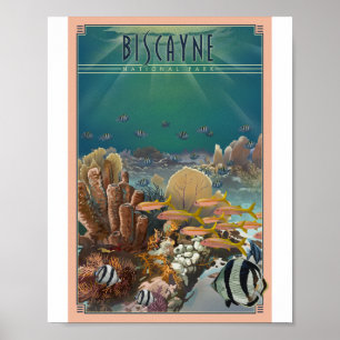 Biscayne National Park Litho Poster