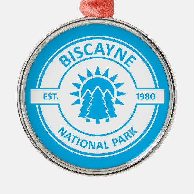 Biscayne National Park Metal Ornament (Front)