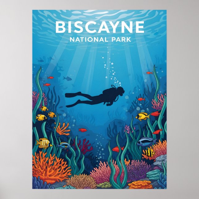 Biscayne national park poster (Front)