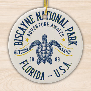 Biscayne Nature Reserve Florida Ceramic Ornament