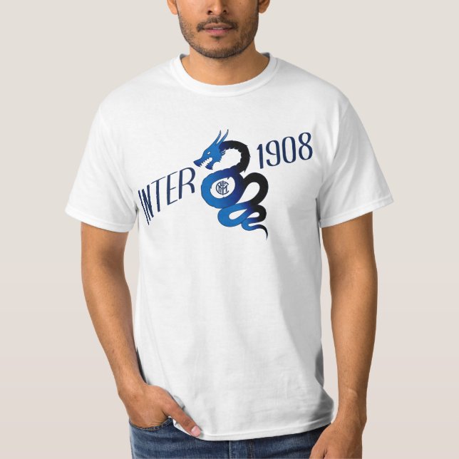 Biscione Nerazzurro, Inter 1908 (Visconti crest) T-Shirt (Front)