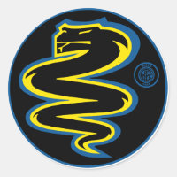 Biscione Nerazzurro Inter - black sticker