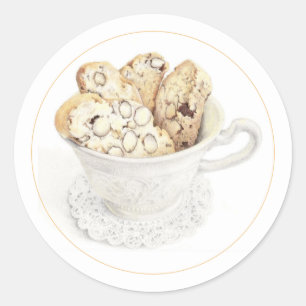 BISCOTTI 1.5" Round Stickers