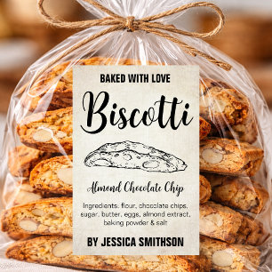 Biscotti Custom Homemade label BIS002btr